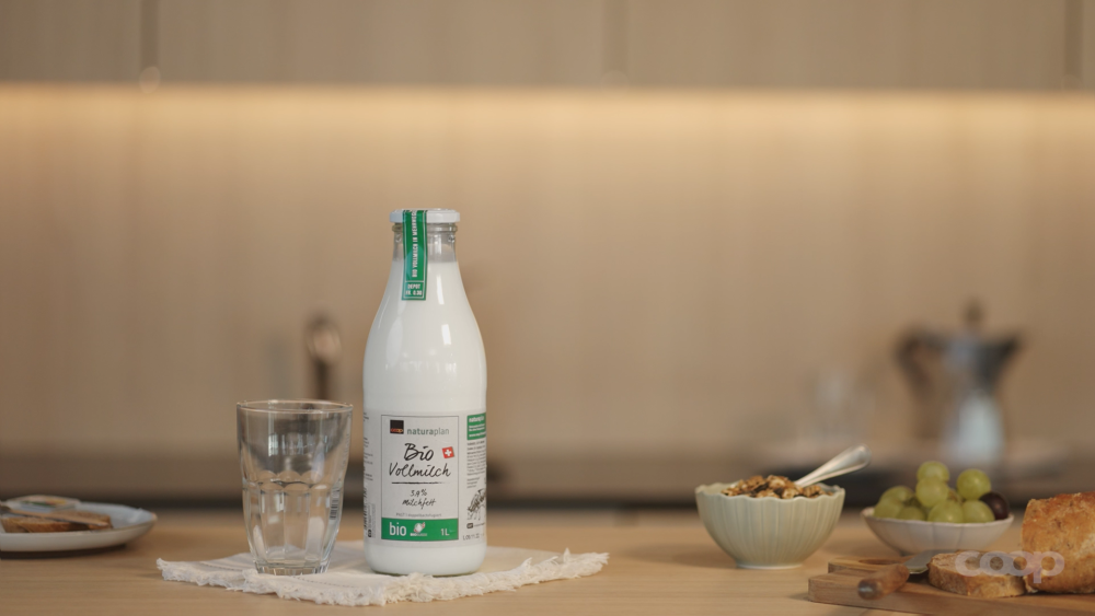 Coop Bio-Milch im Glas