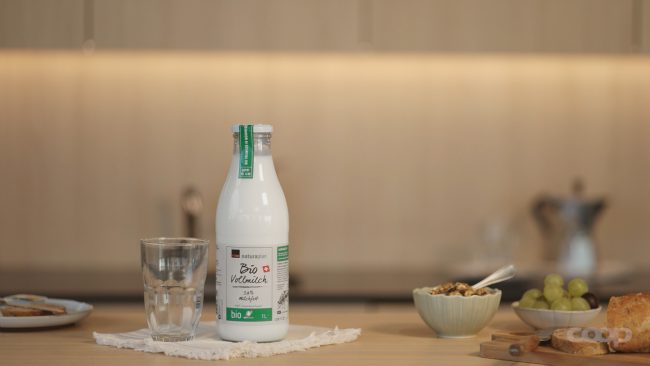 Coop Bio-Milch im Glas